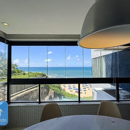 Apartamento Completo Com Vista Mar E Pe Na Areia Salvador Exterior photo