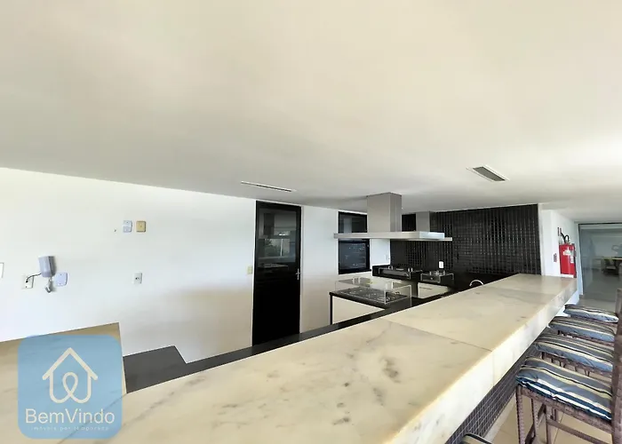Apartamento Completo Com Vista Mar E Pe Na Areia